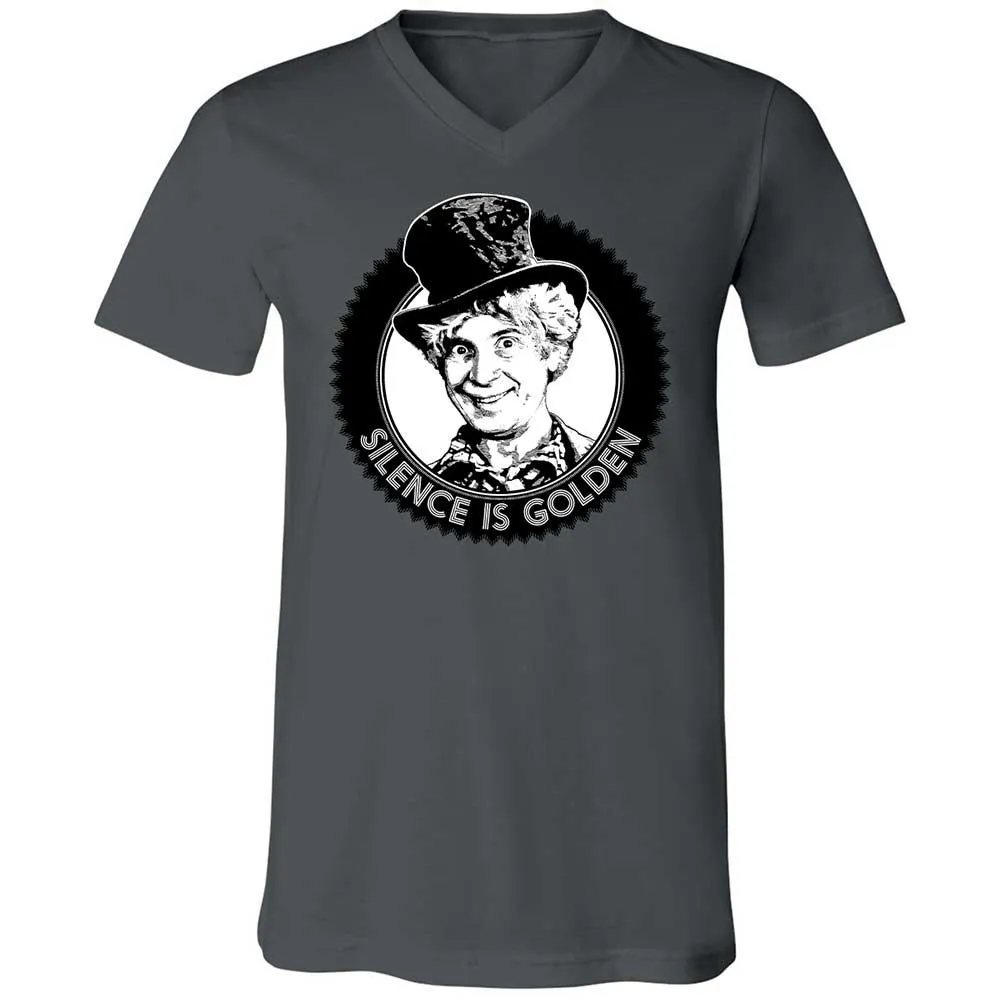 Unisex V-Neck T-Shirt - MZAHK3RB - Asphalt - 16