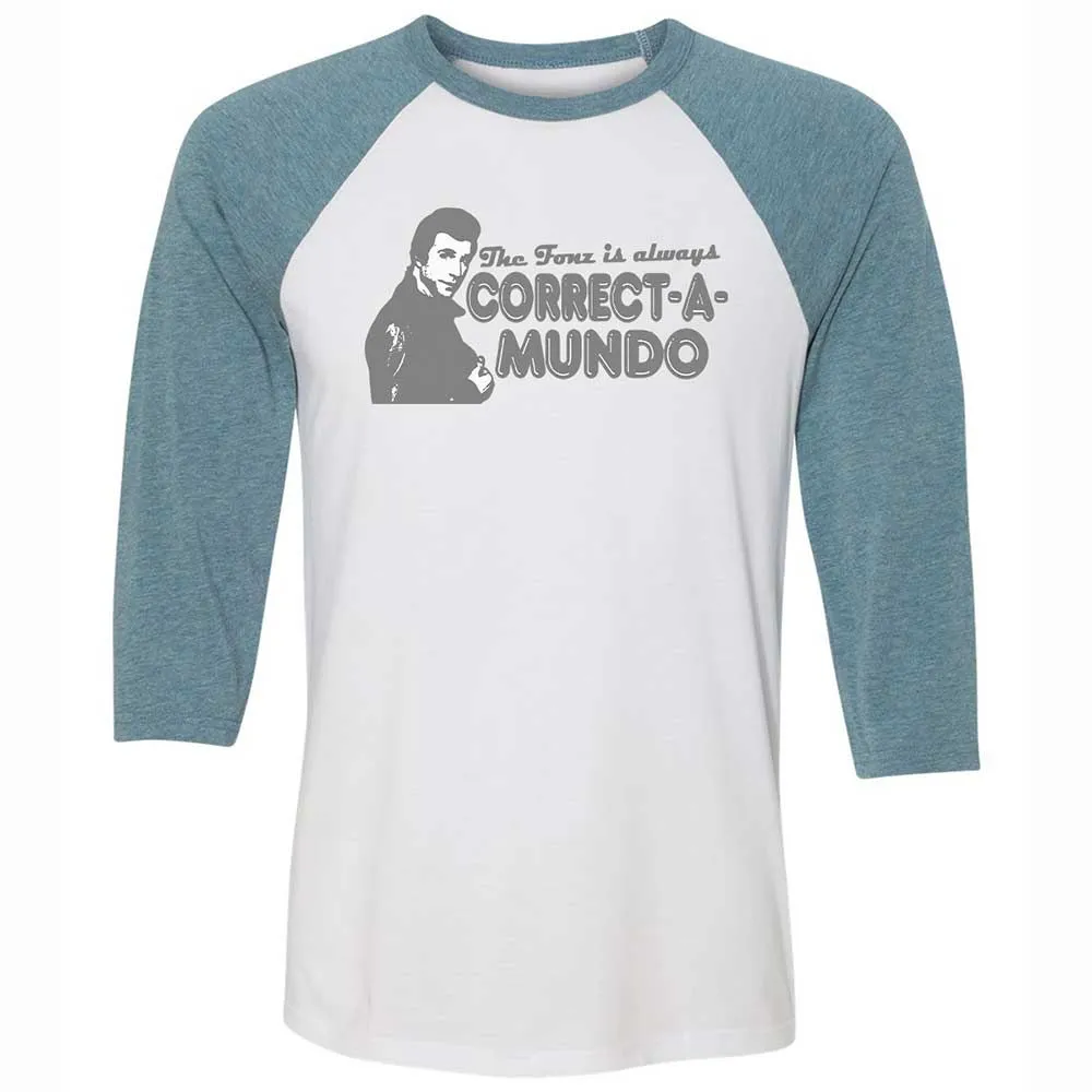 Unisex 3/4 Baseball Tee - 71ZSSCCW - White/Denim - 3