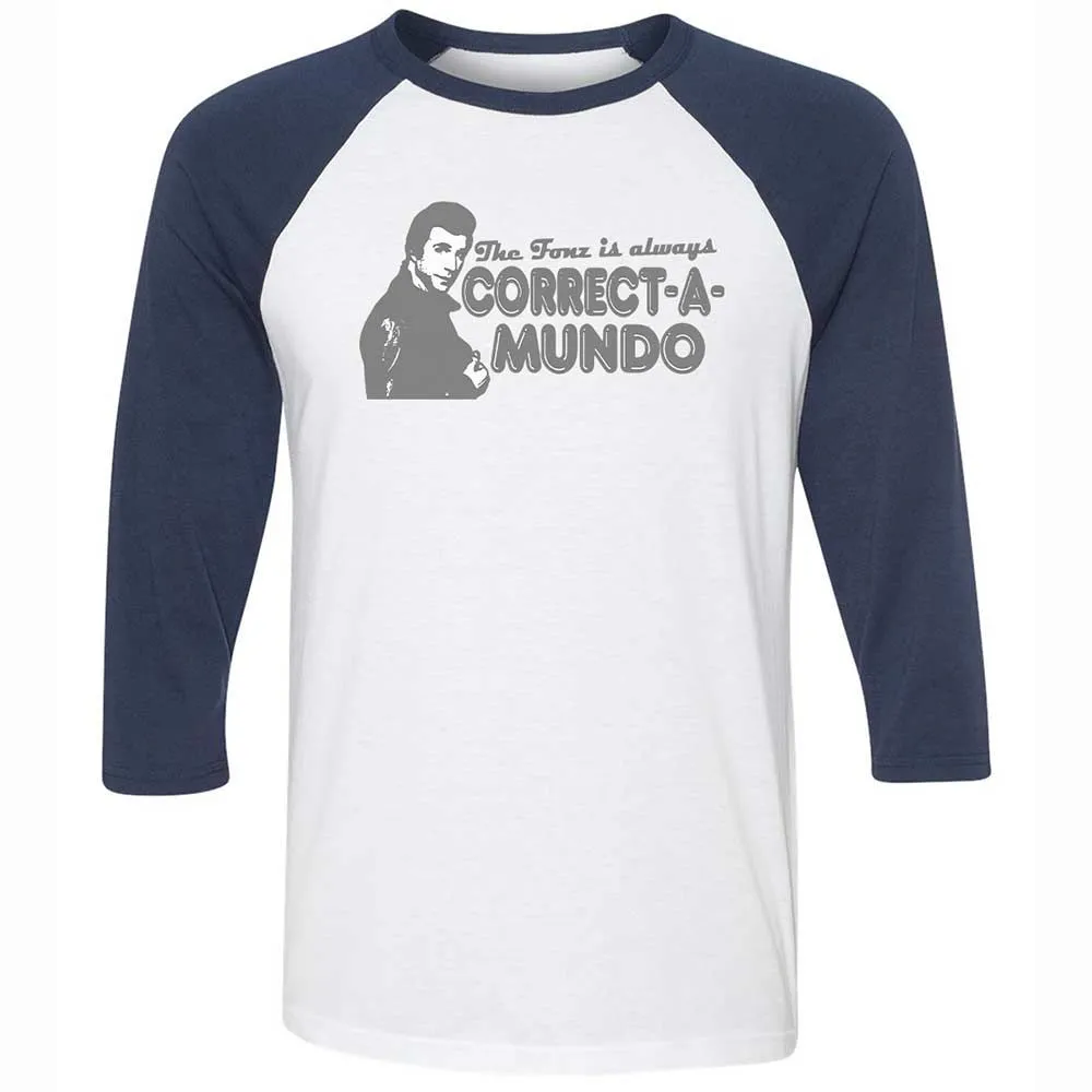 Unisex 3/4 Baseball Tee - 71ZSSCCW - White/Navy - 8