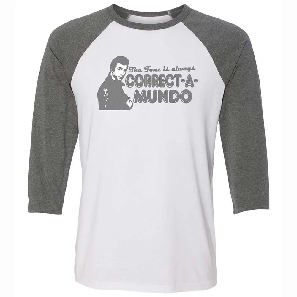 Unisex 3/4 Baseball Tee - 71ZSSCCW - White/Deep Heather - 11
