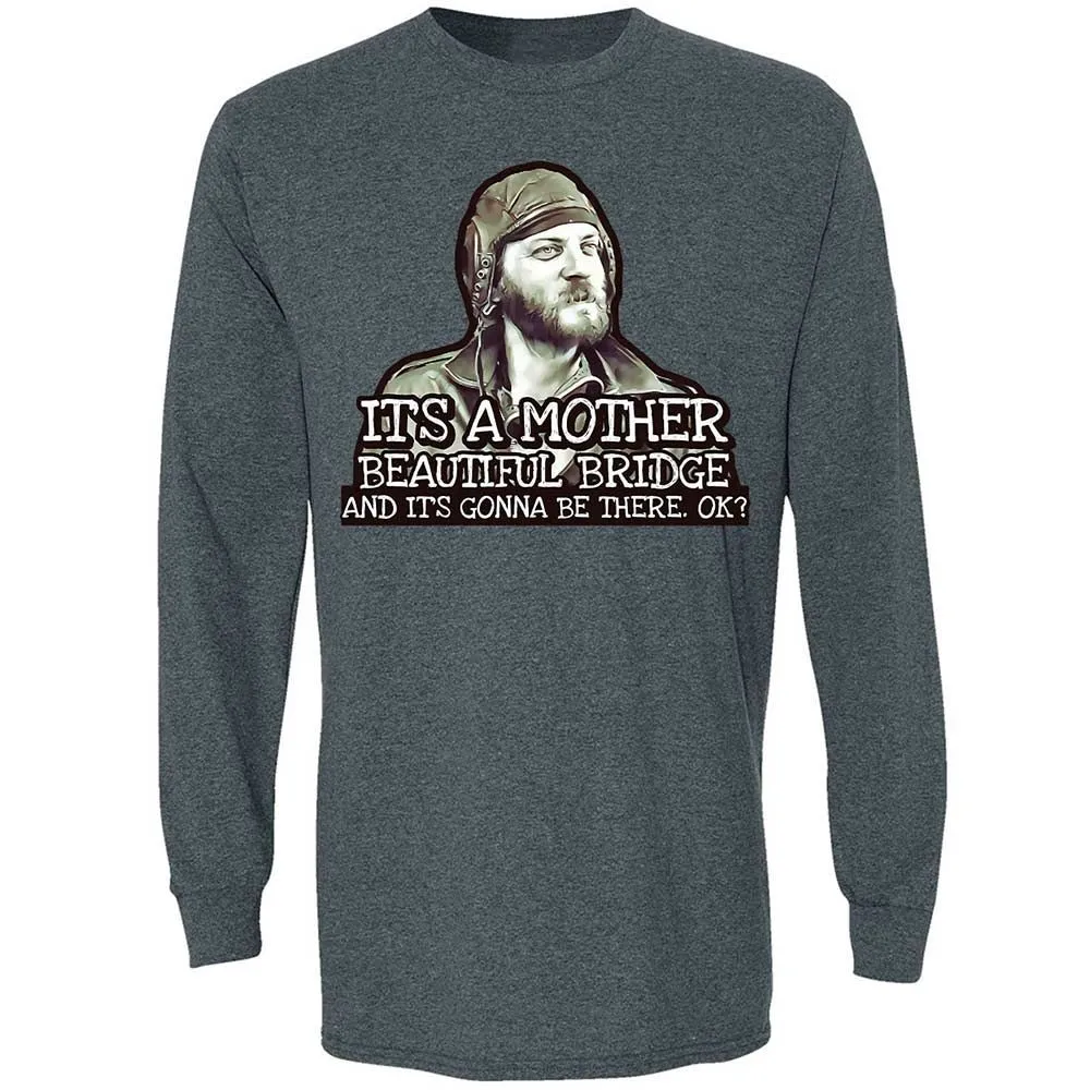 Long Sleeve T-Shirt - LUVKTDNF - Dark Heather - 15