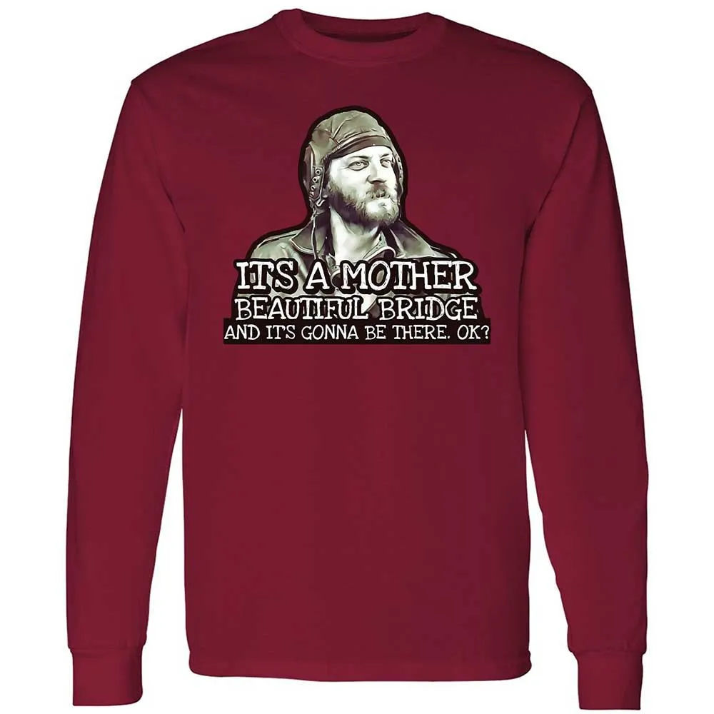 Long Sleeve T-Shirt - LUVKTDNF - Cardinal Red - 17
