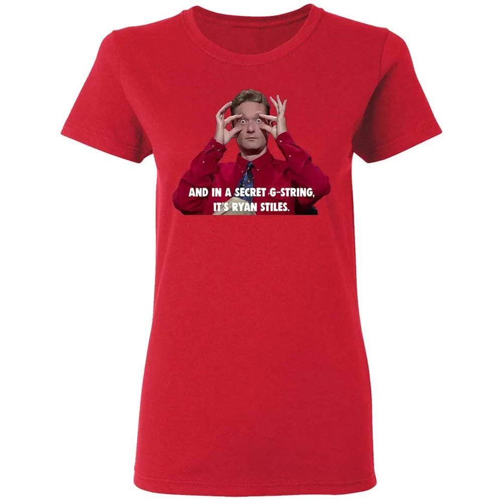 Women's T-Shirt - 5E8LN8MM - Red - 9