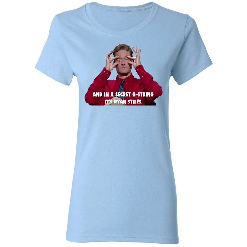 Women's T-Shirt - 5E8LN8MM - Light Blue - 13