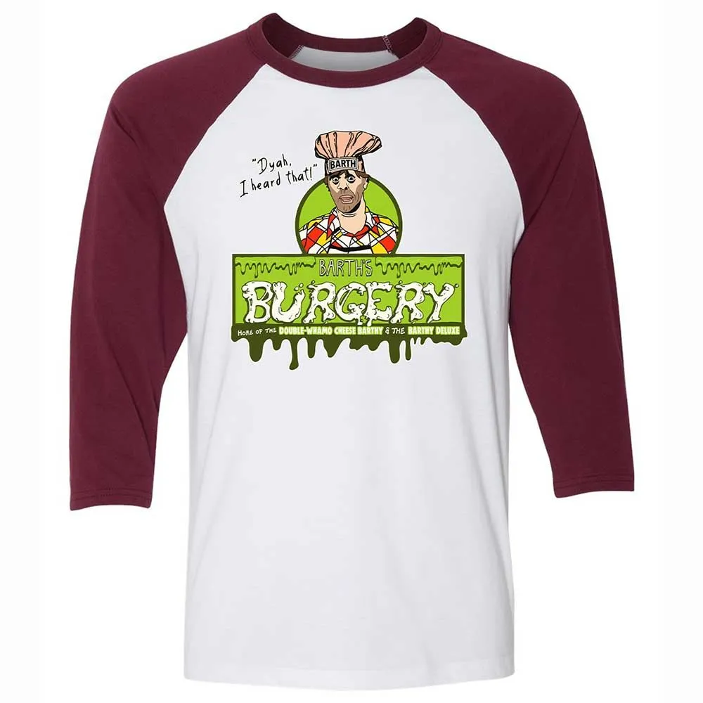 Barth's Burgery - White/Maroon - 7