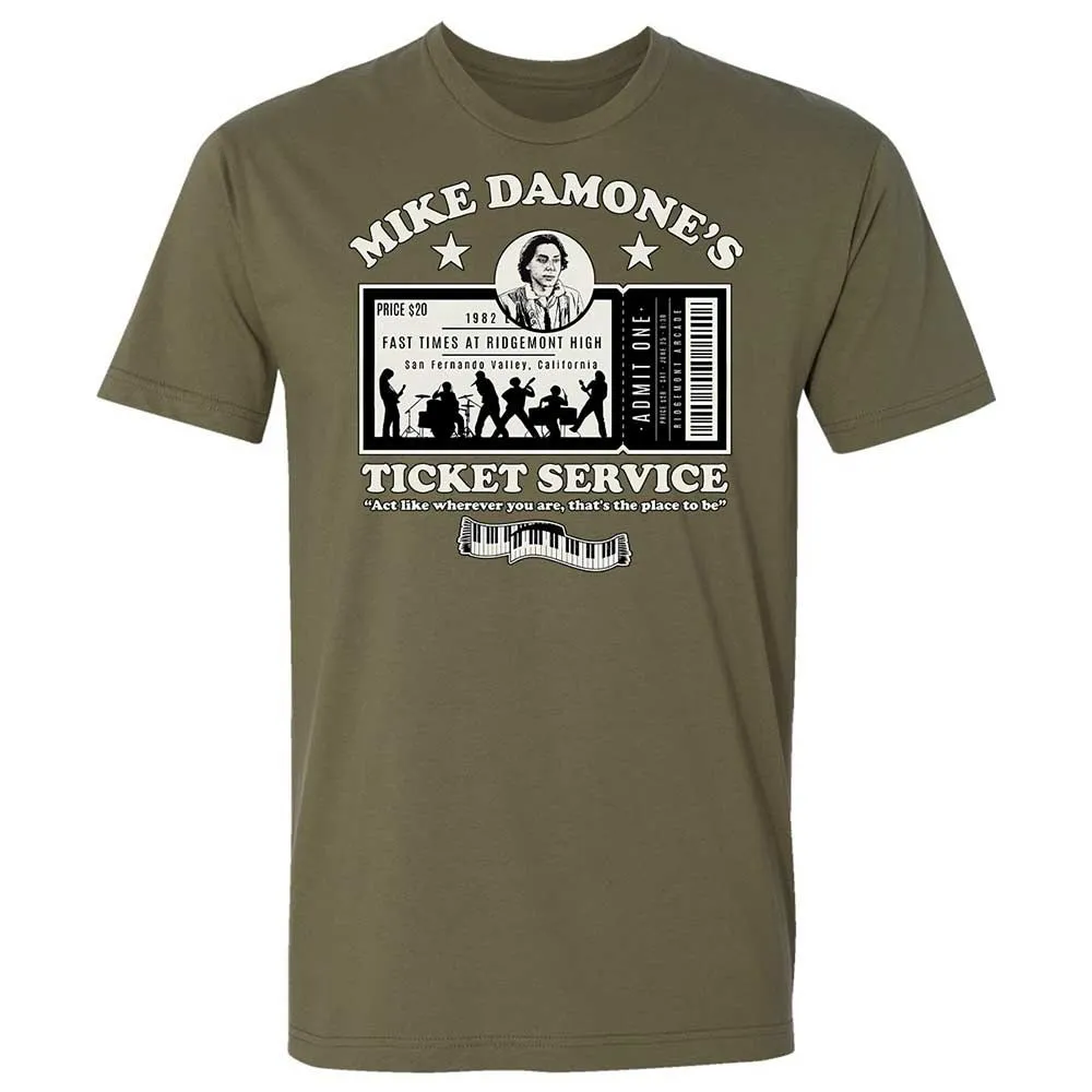Damone's Ticket Service - Military Green - 8