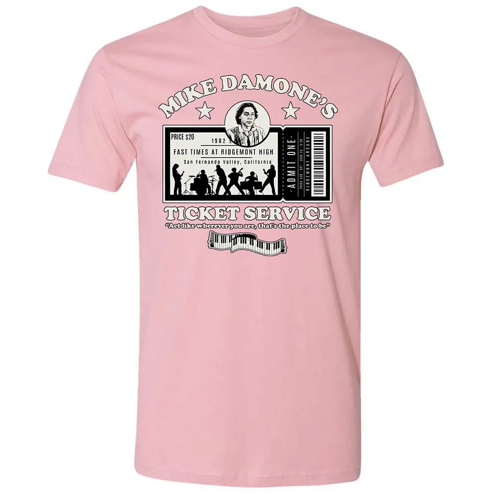 Damone's Ticket Service - Light Pink - 16