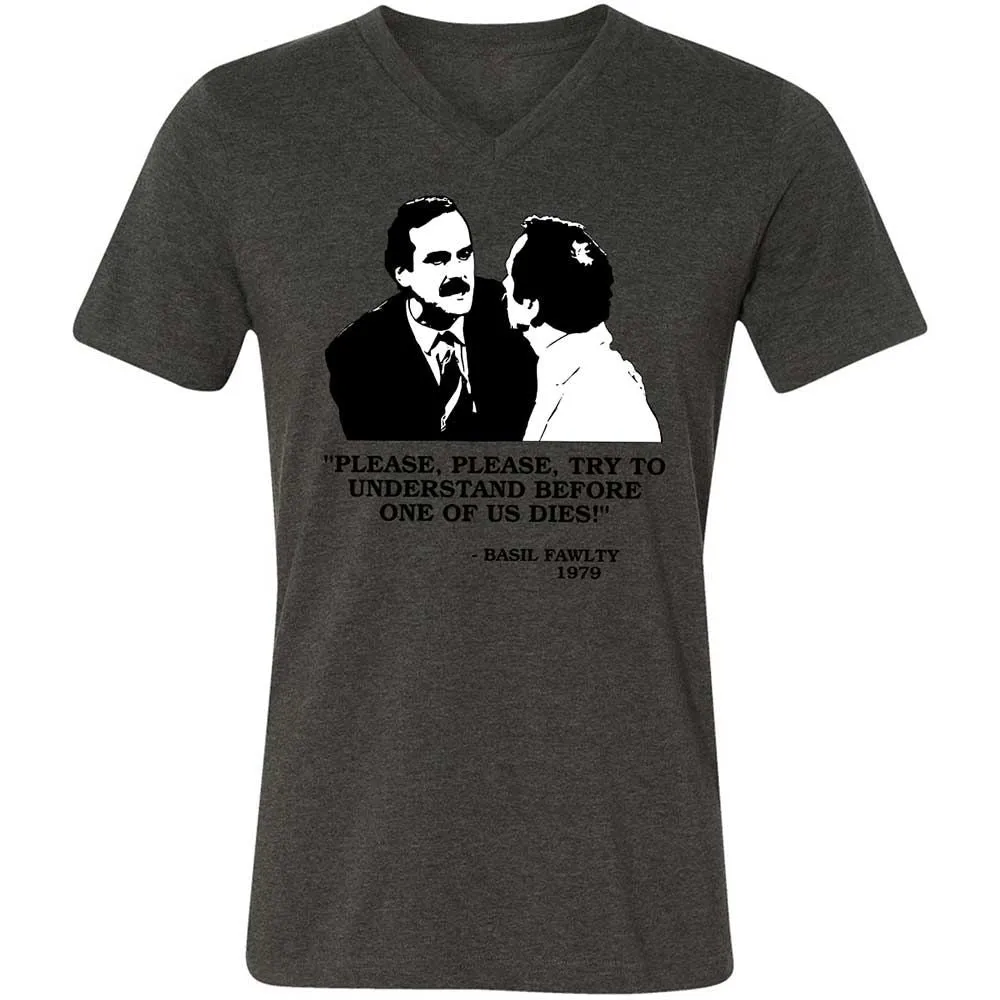 Please try to understand before one of us dies! - Dark Grey Heather - 8