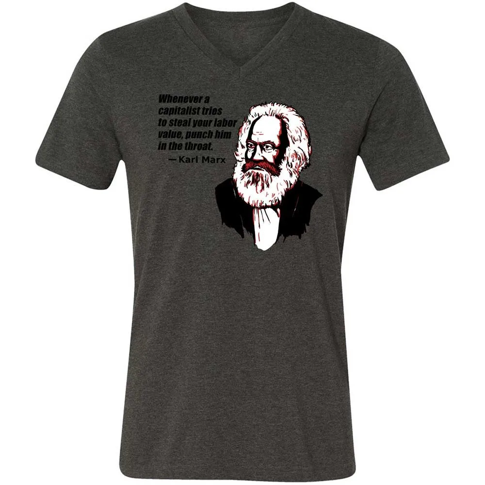 Throat Punch - Dark Grey Heather - 8