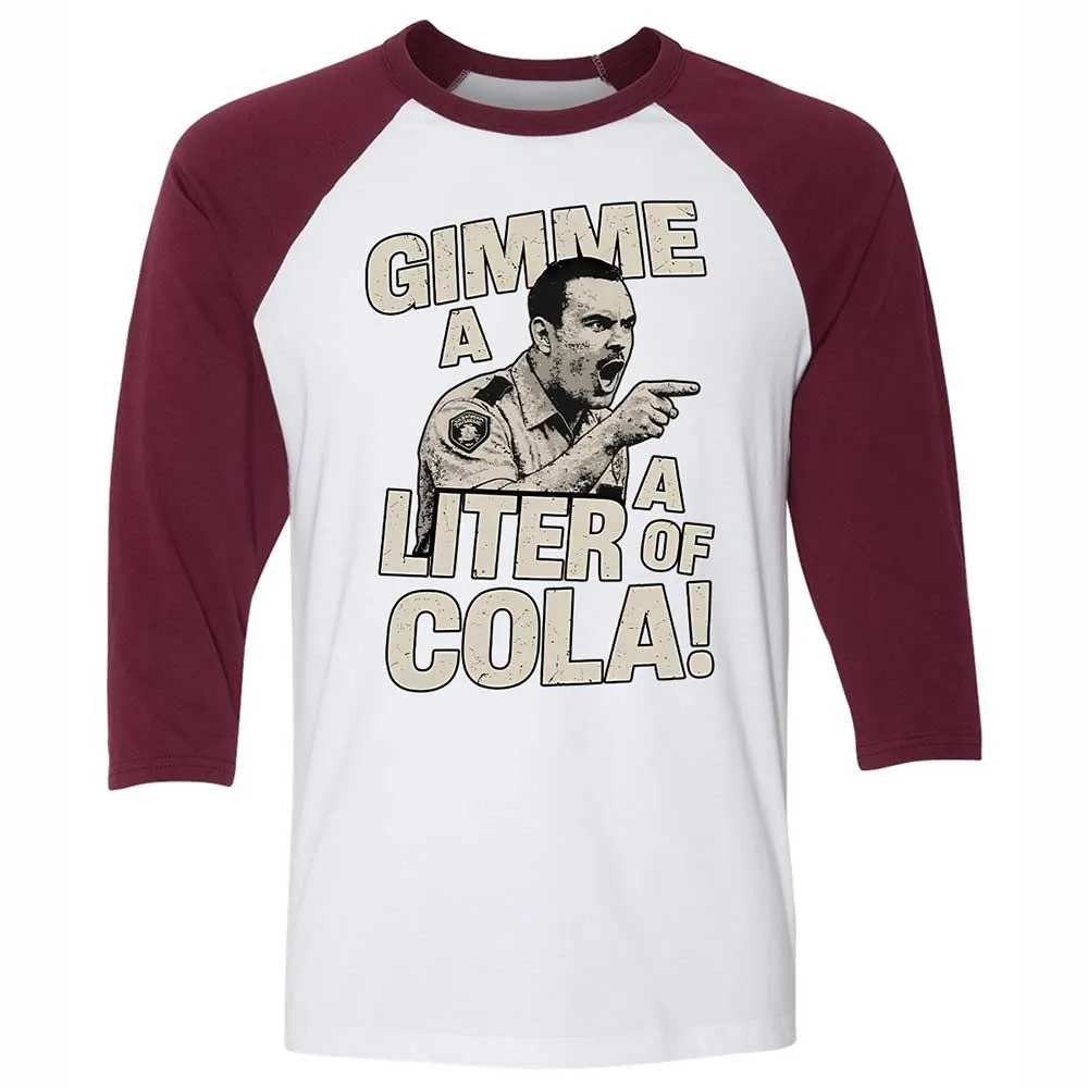 Unisex 3/4 Baseball Tee - WLY8JJU1 - White/Maroon - 7