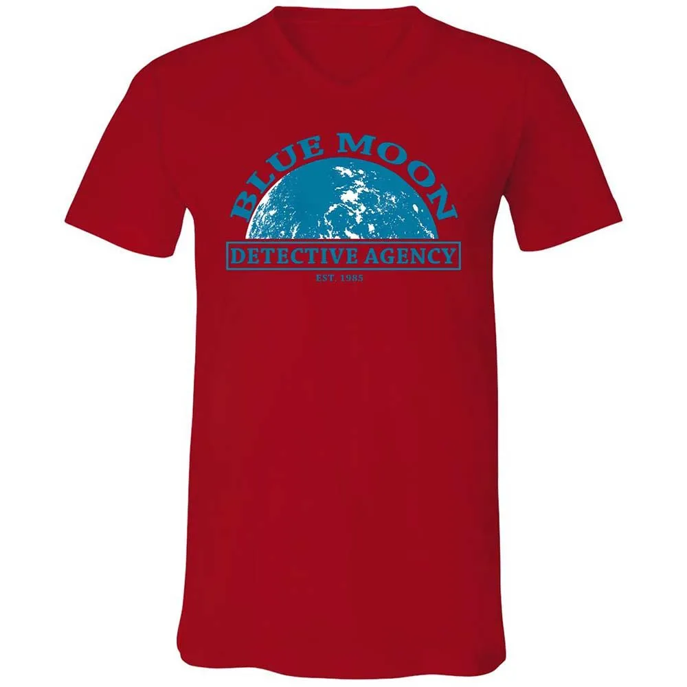 Unisex V-Neck T-Shirt - JHYTSBLG - Red - 5