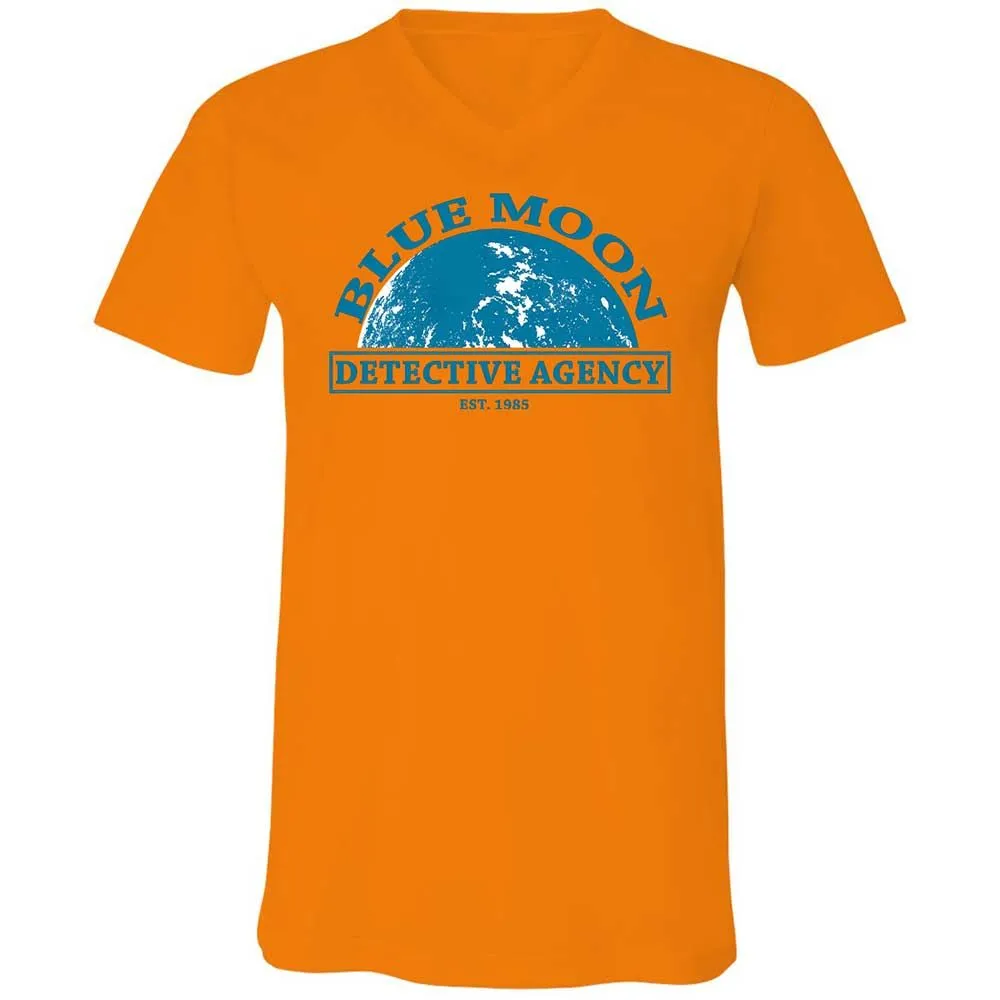 Unisex V-Neck T-Shirt - JHYTSBLG - Orange - 7