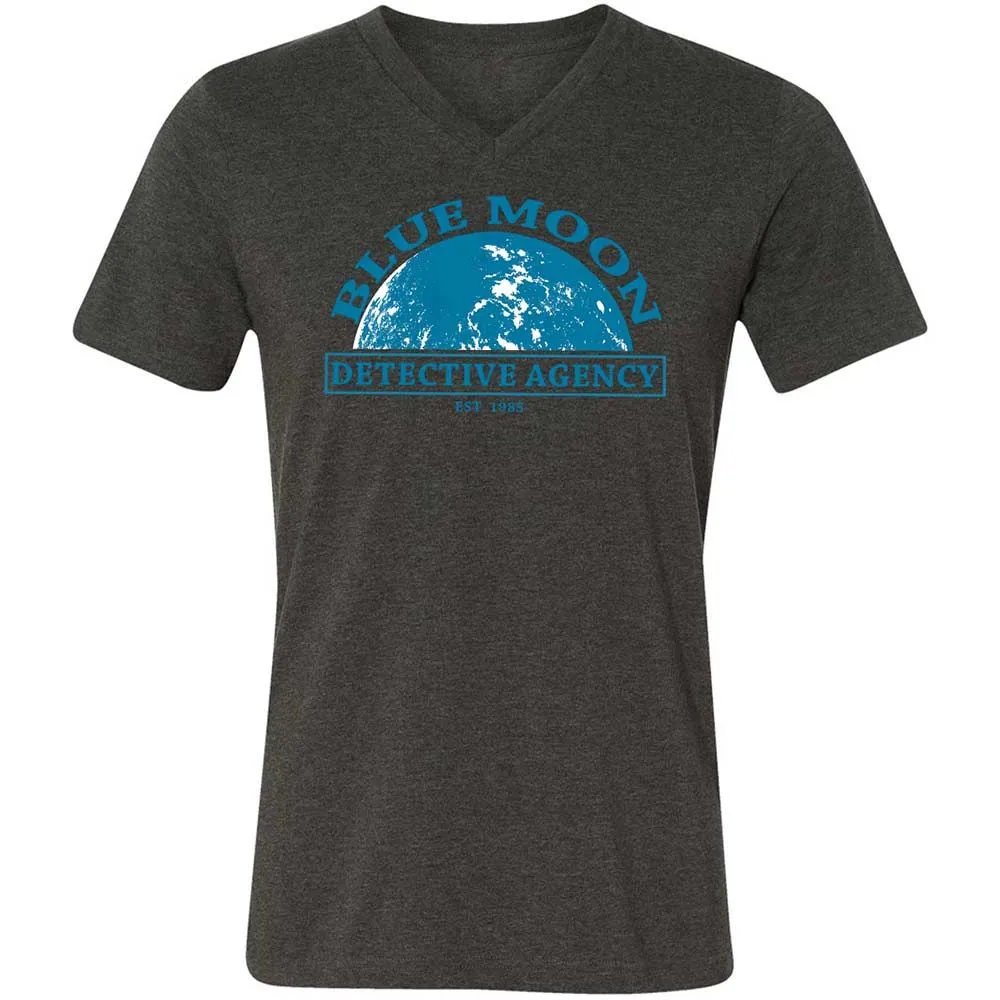 Unisex V-Neck T-Shirt - JHYTSBLG - Dark Grey Heather - 8