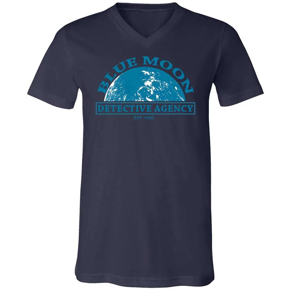 Unisex V-Neck T-Shirt - JHYTSBLG - Navy - 12
