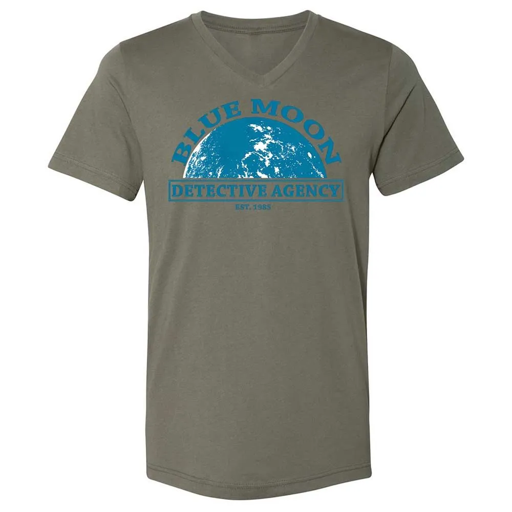 Unisex V-Neck T-Shirt - JHYTSBLG - Military Green - 15