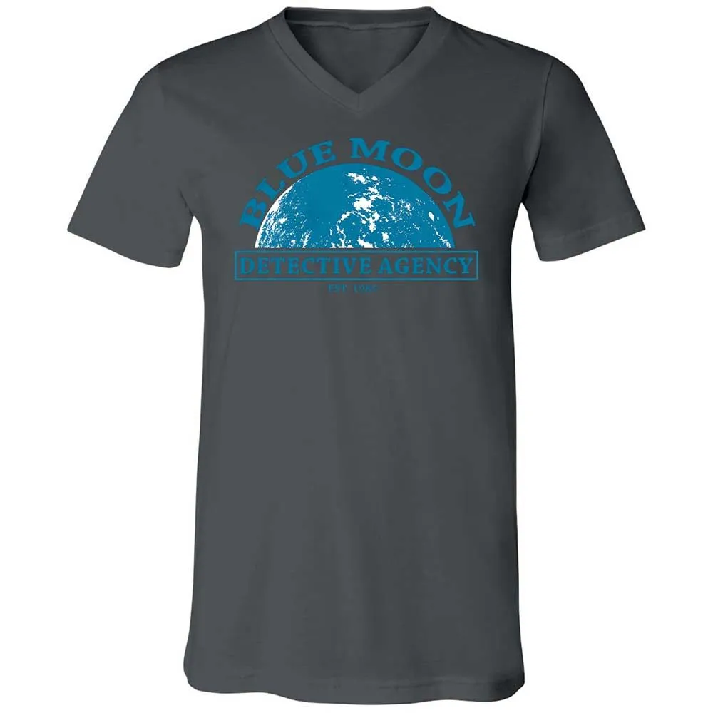 Unisex V-Neck T-Shirt - JHYTSBLG - Asphalt - 16