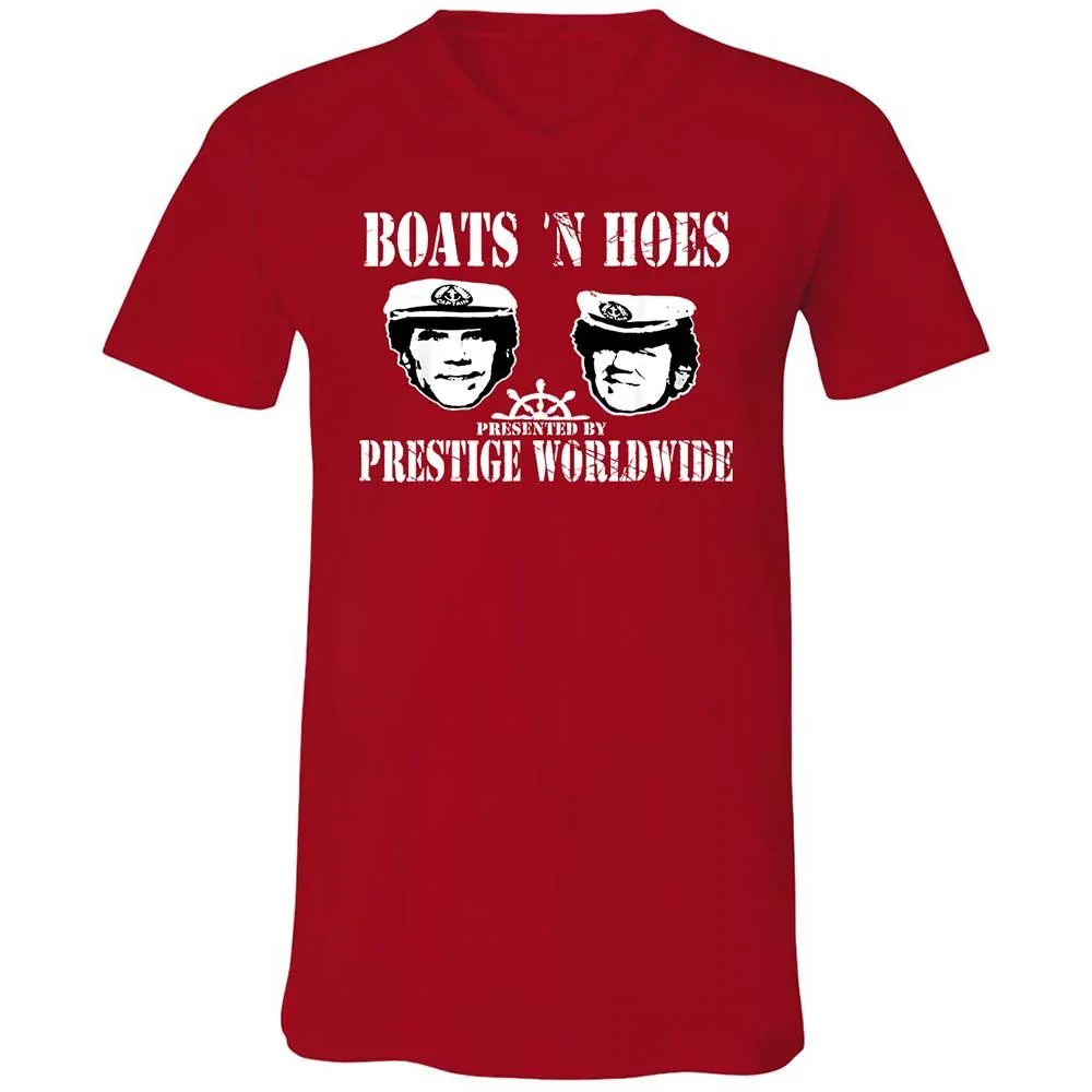 Unisex V-Neck T-Shirt - Y593G29A - Red - 6
