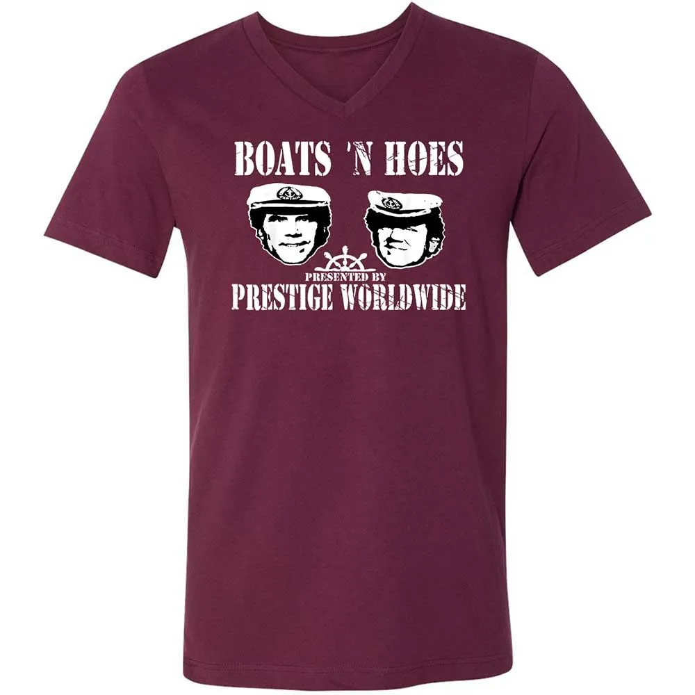 Unisex V-Neck T-Shirt - Y593G29A - Maroon - 8