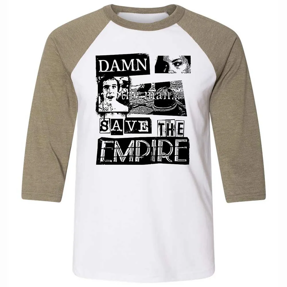 Damn the man. Save the empire - White/Heather Olive - 4