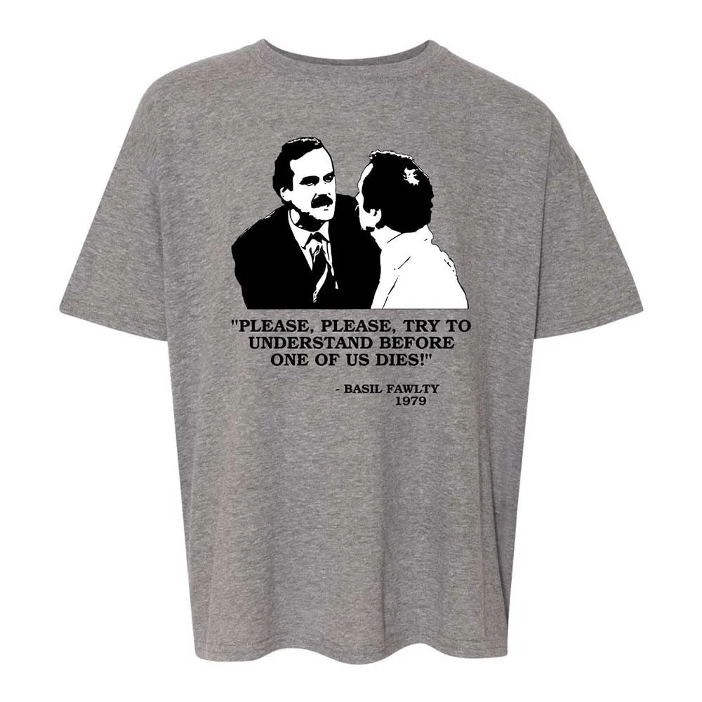 Please try to understand before one of us dies! - Graphite Heather - 18