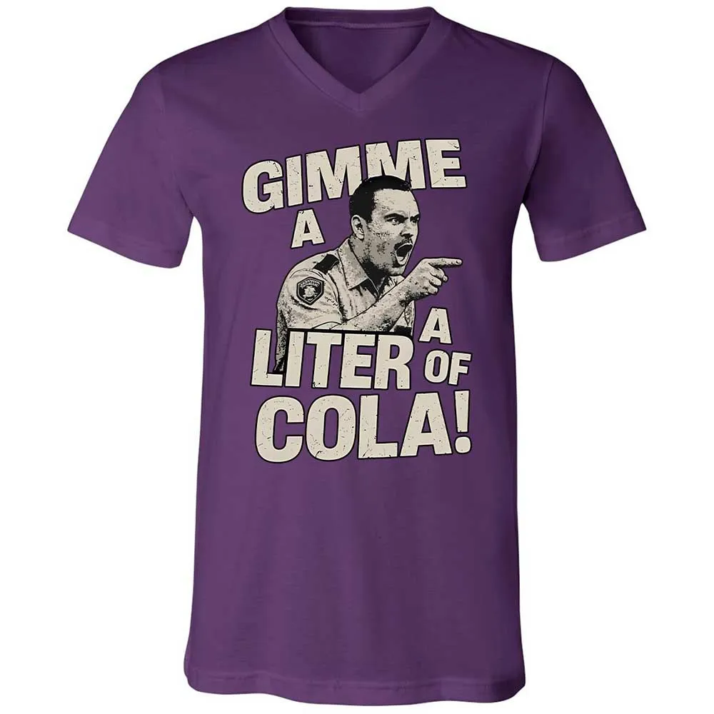 Unisex V-Neck T-Shirt - 126VKRF2 - Team Purple - 10