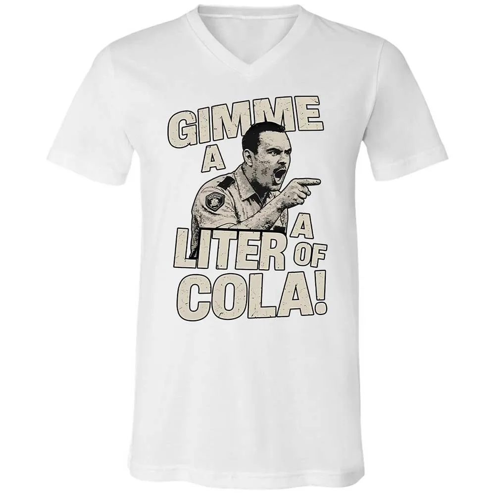 Unisex V-Neck T-Shirt - 126VKRF2 - White - 16