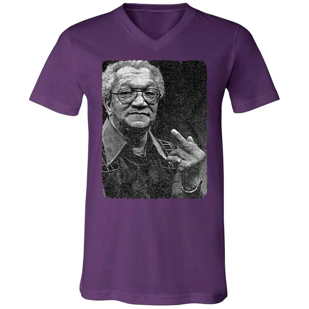 Unisex V-Neck T-Shirt - QSYYE7NS - Team Purple - 10