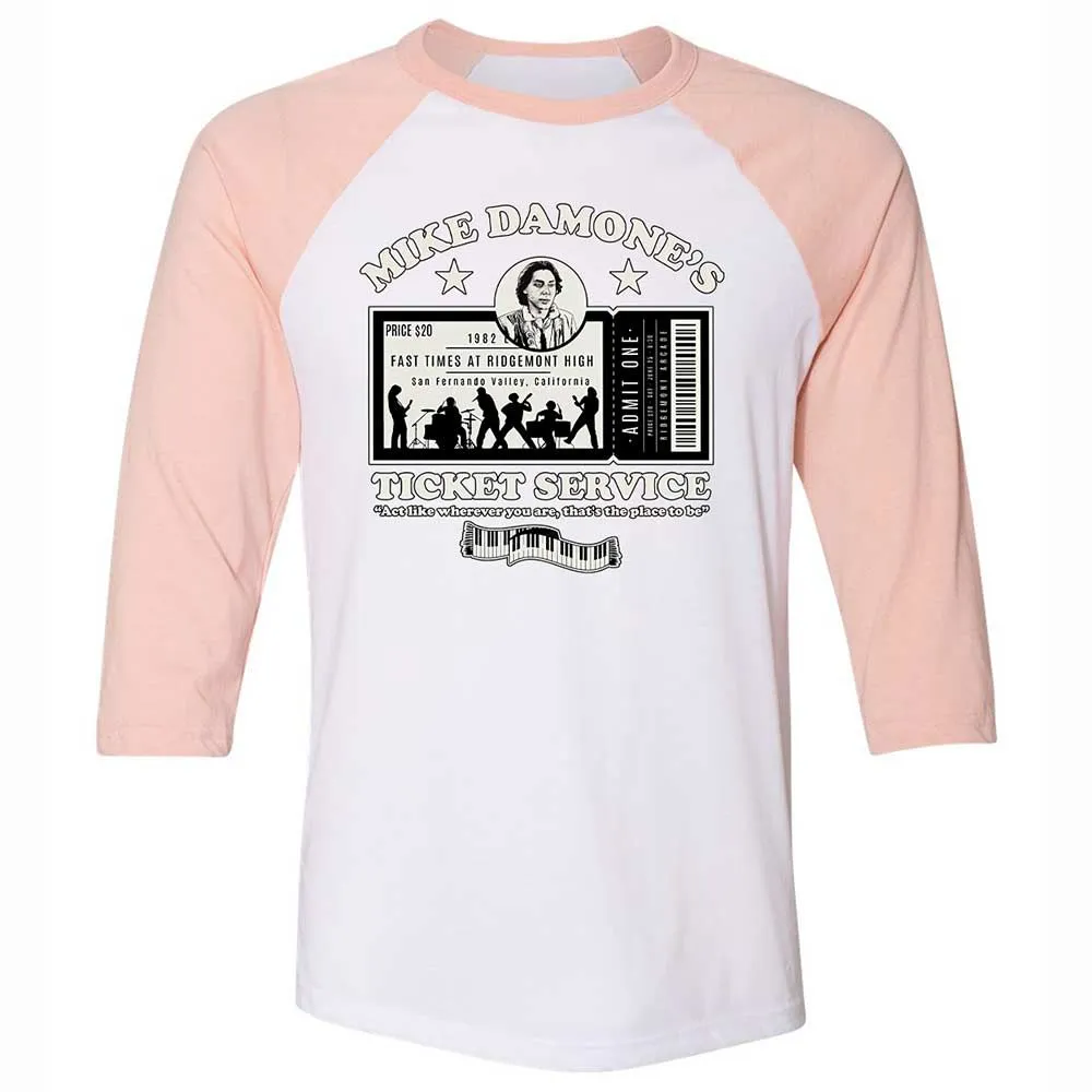 Damone's Ticket Service - White/Heather Peach - 5