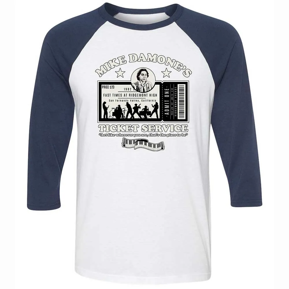 Damone's Ticket Service - White/Navy - 8