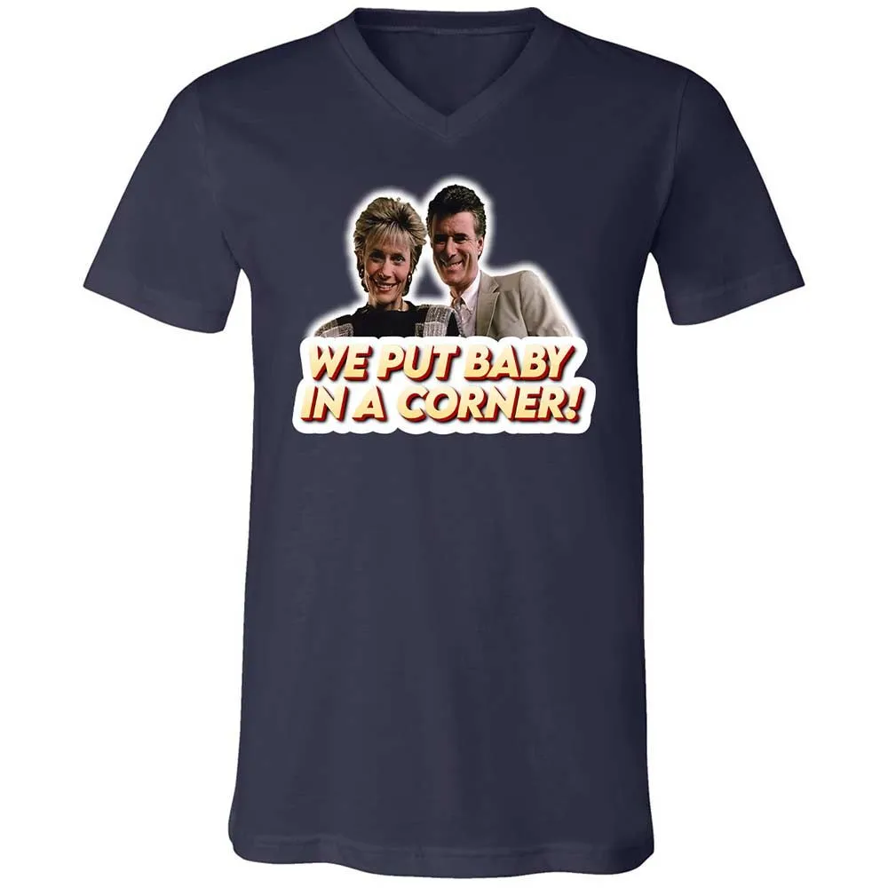 Unisex V-Neck T-Shirt - XS3JF3F2 - Navy - 2