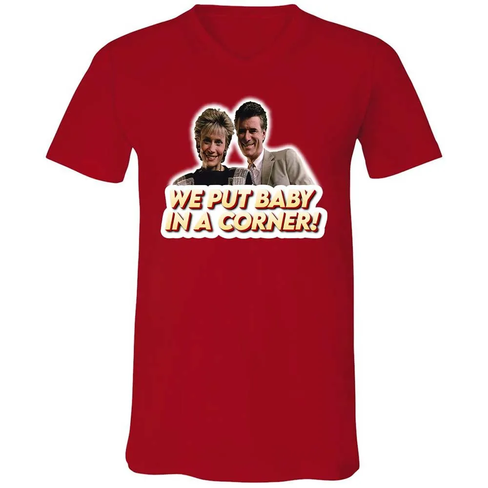 Unisex V-Neck T-Shirt - XS3JF3F2 - Red - 6