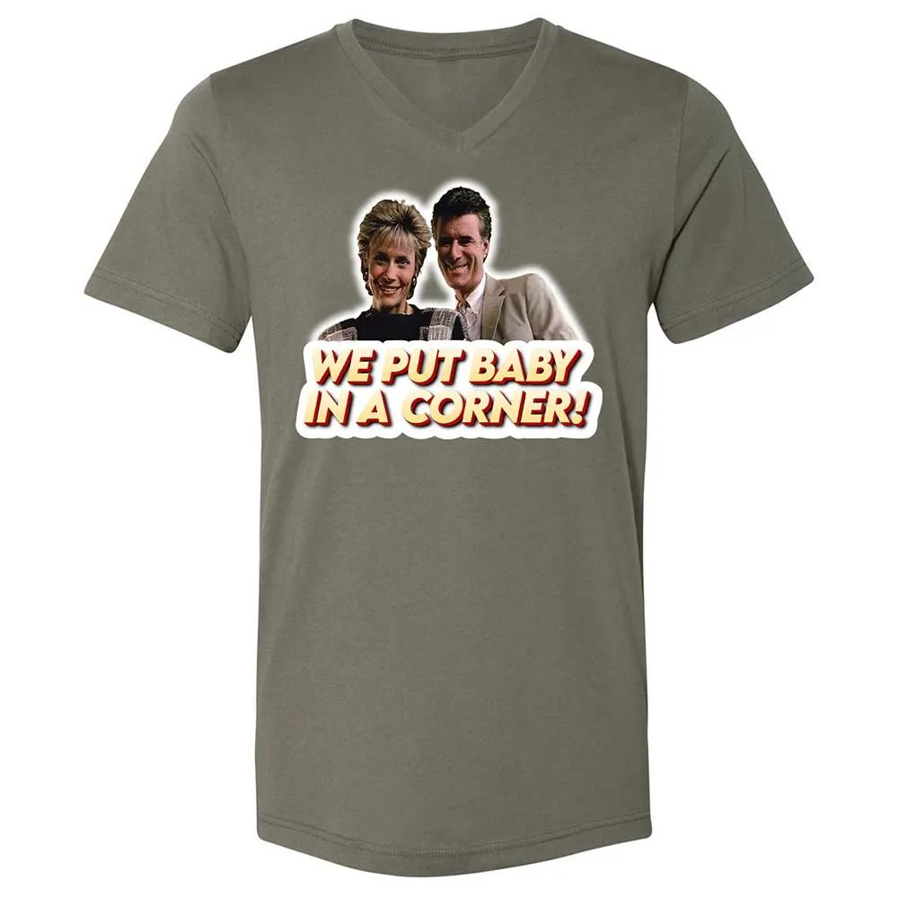 Unisex V-Neck T-Shirt - XS3JF3F2 - Military Green - 11