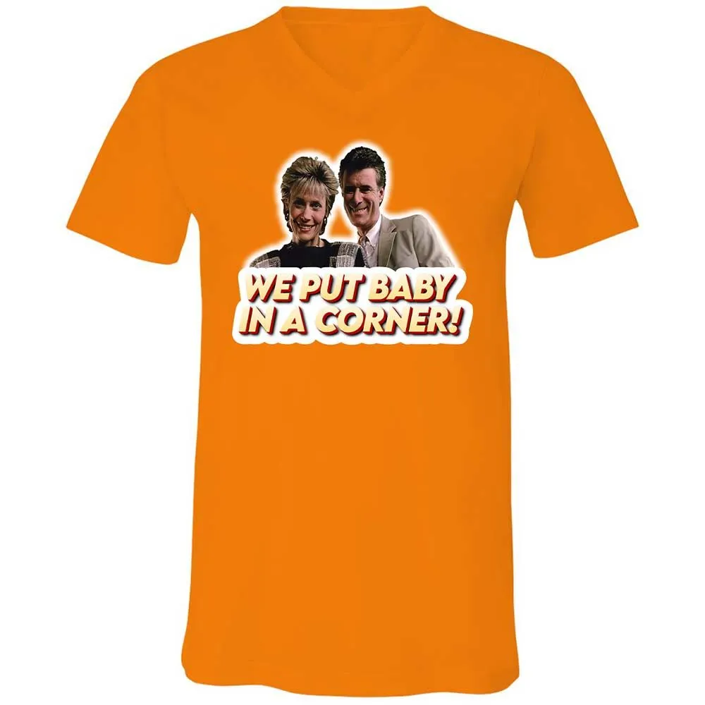 Unisex V-Neck T-Shirt - XS3JF3F2 - Orange - 12
