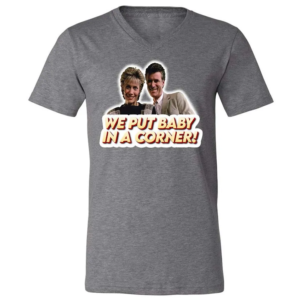 Unisex V-Neck T-Shirt - XS3JF3F2 - Deep Heather - 14