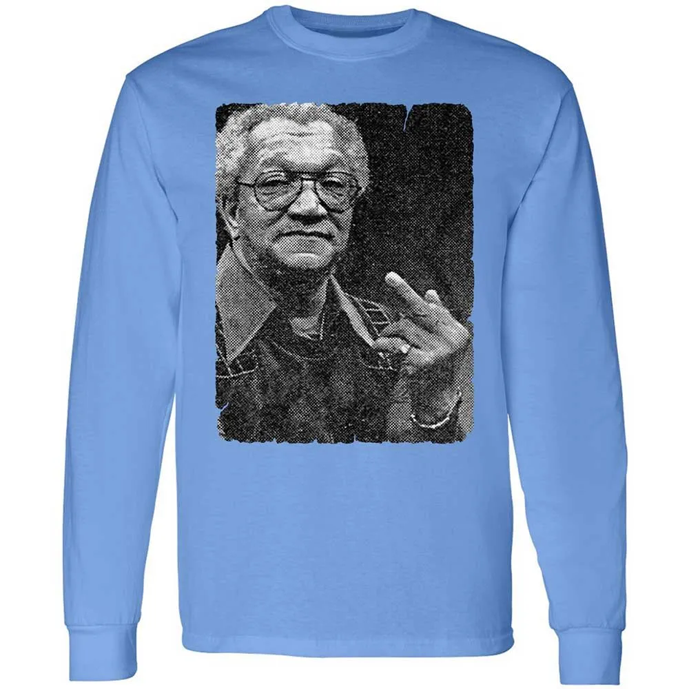 Long Sleeve T-Shirt - Q51ZVUQJ - Carolina Blue - 5