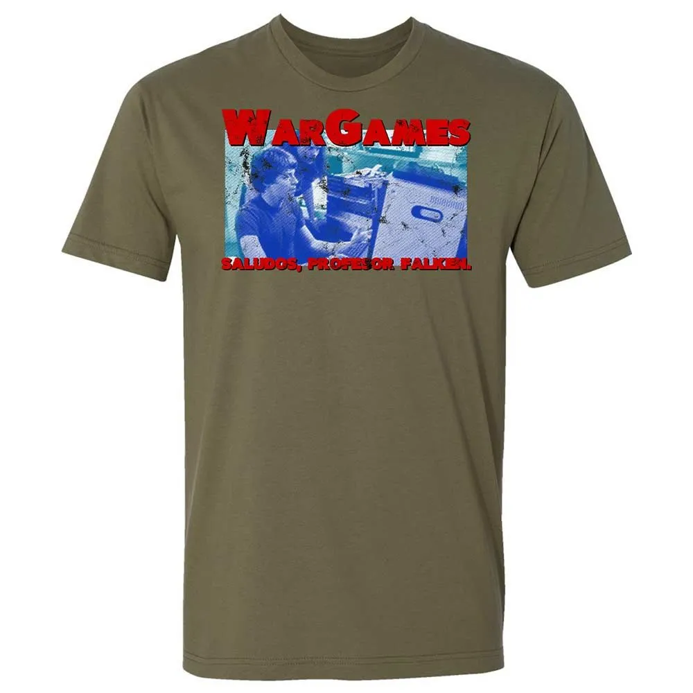 Greetings, Professor Falken - Military Green - 8