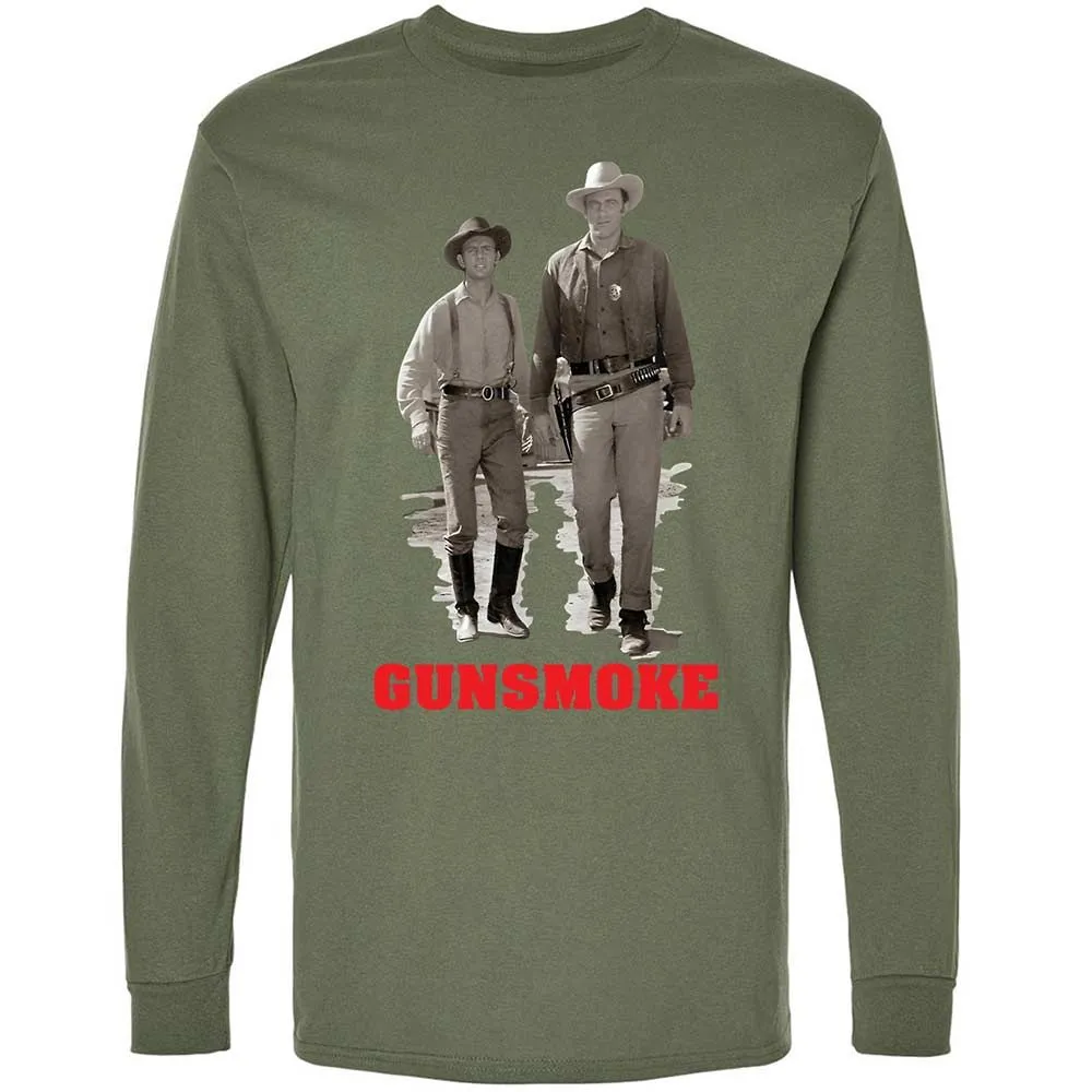 Long Sleeve T-Shirt - JBYFY8SX - Military Green - 9