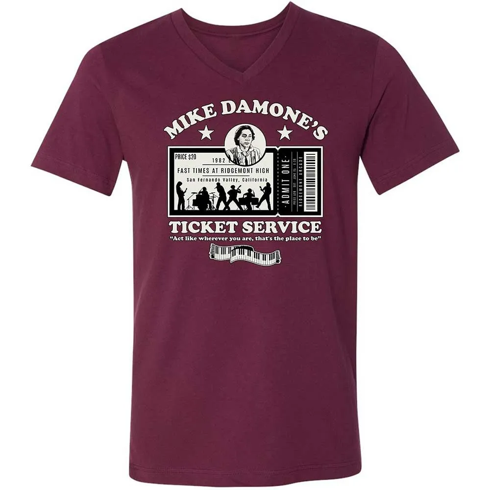 Damone's Ticket Service - Maroon - 8