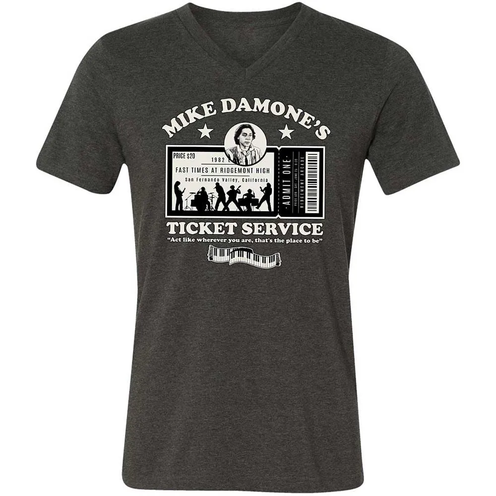 Damone's Ticket Service - Dark Grey Heather - 9