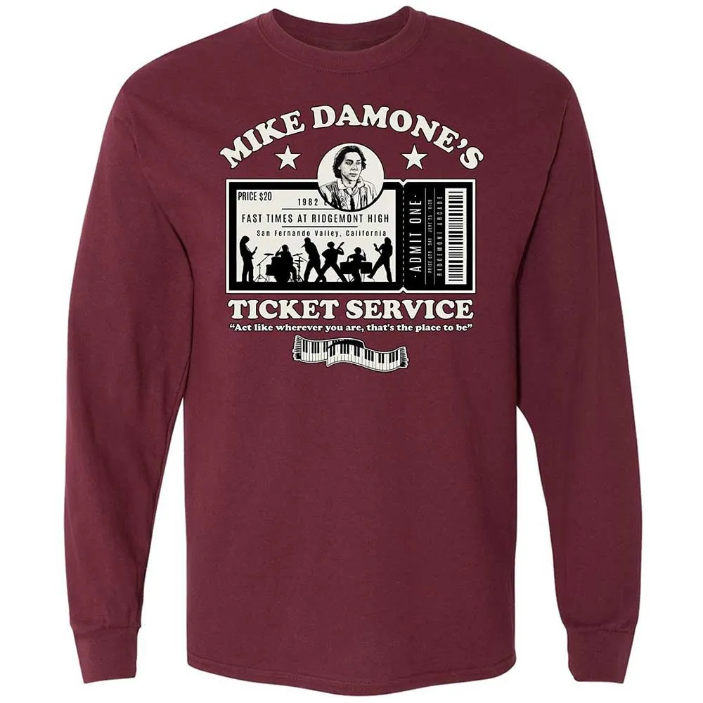 Damone's Ticket Service - Maroon - 6
