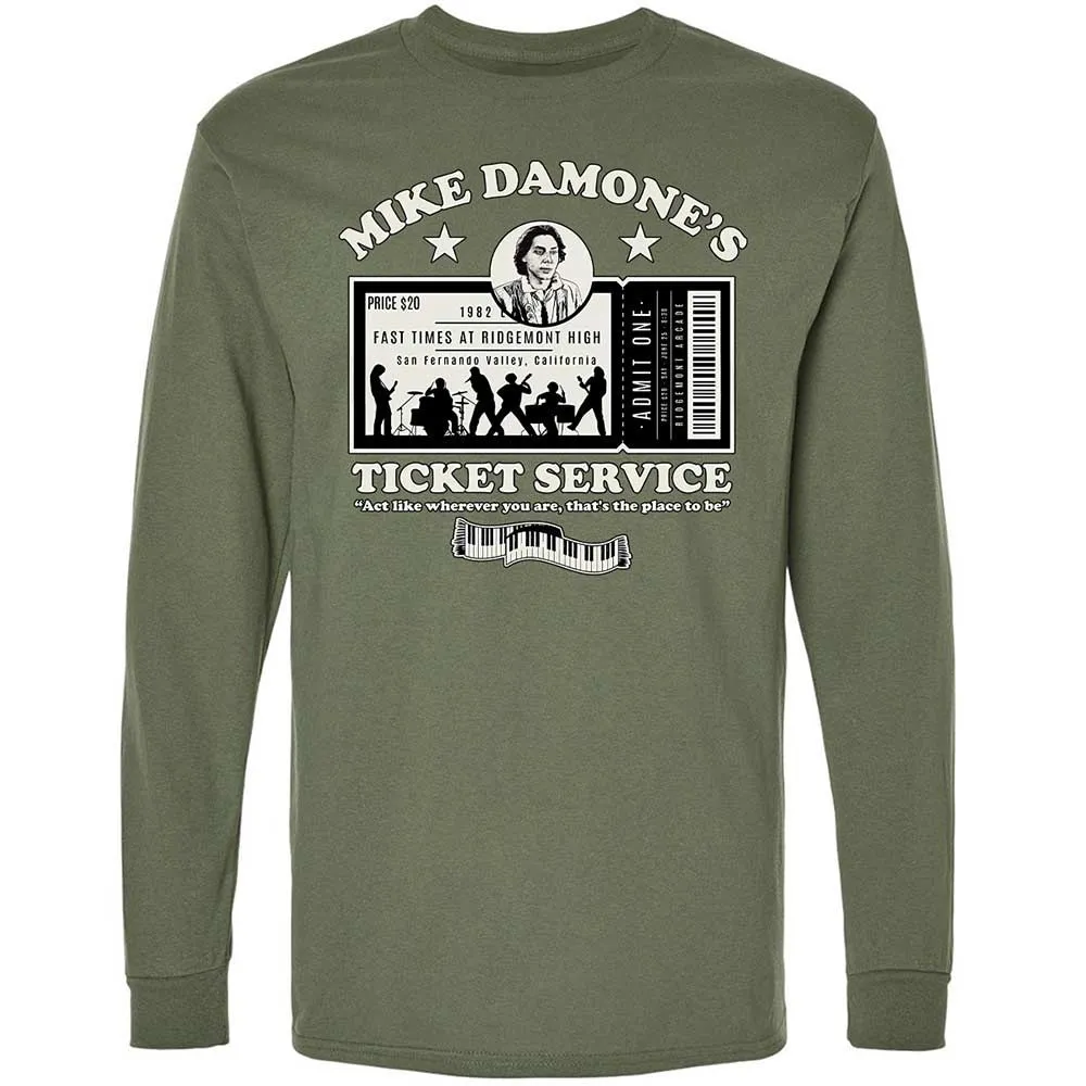 Damone's Ticket Service - Military Green - 9