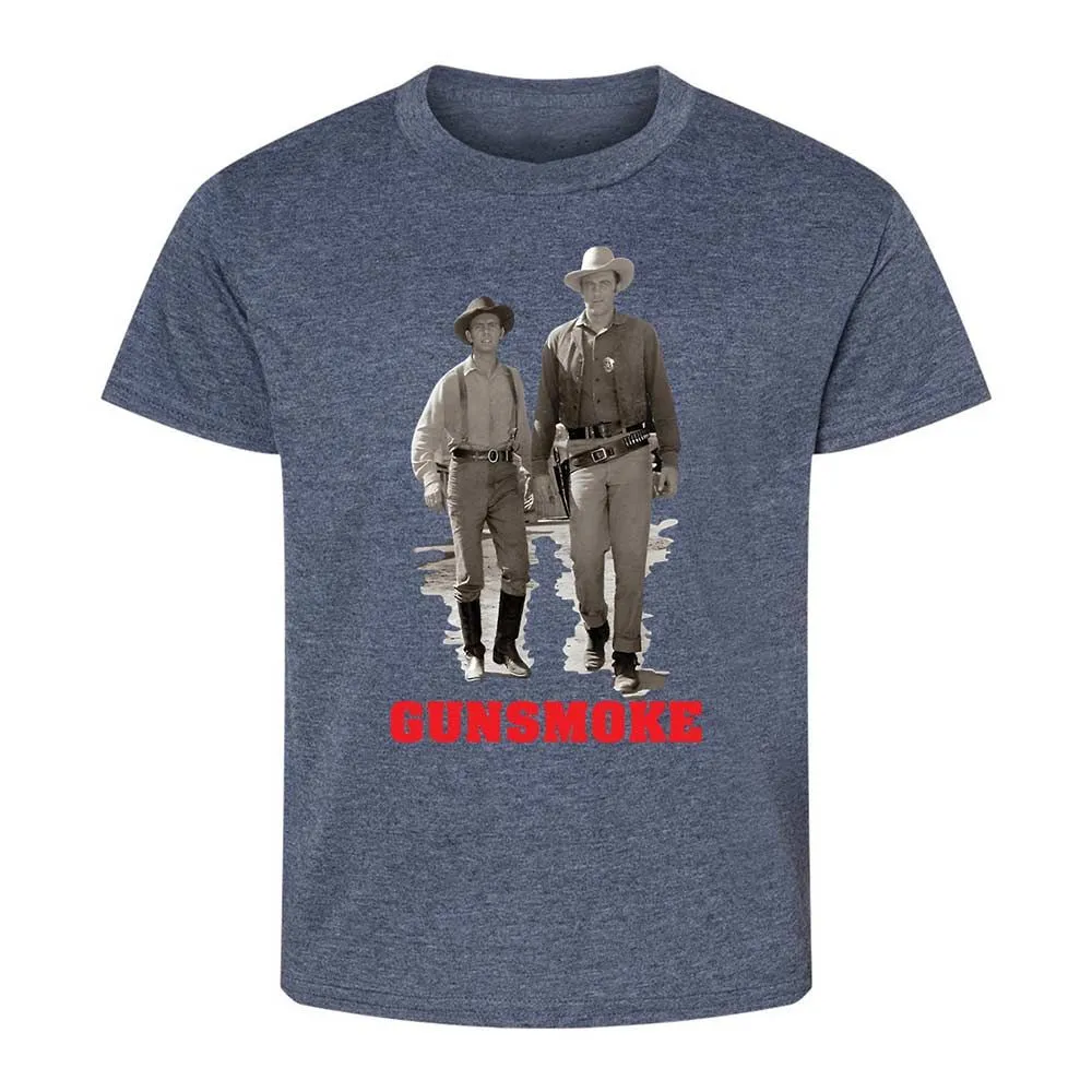 Kids T-Shirt - M4R5XDEV - Heather Navy - 9