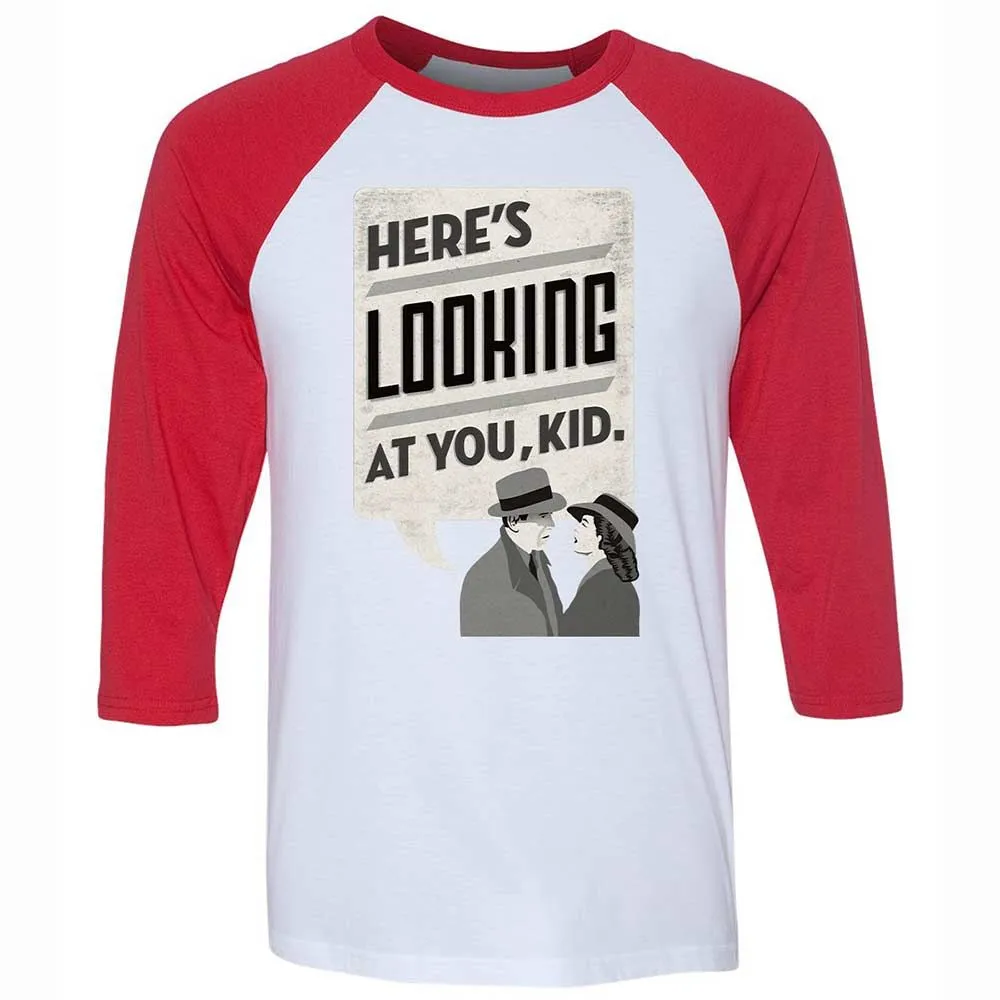 Here's Looking at You Kid - White/Red - 9