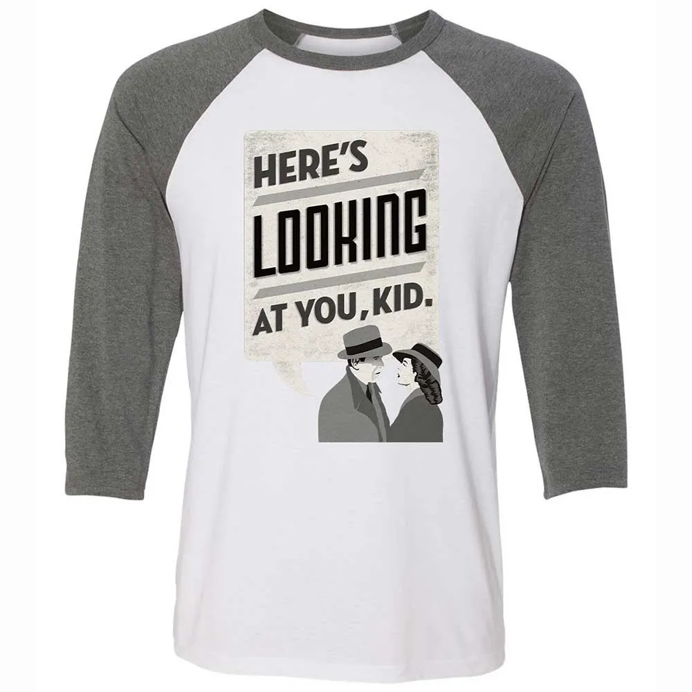 Here's Looking at You Kid - White/Deep Heather - 11
