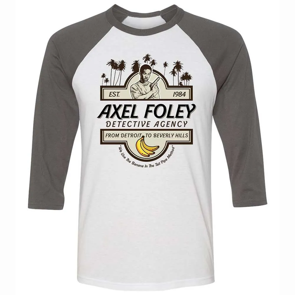 Unisex 3/4 Baseball Tee - A6J48JCT - White/Asphalt - 2