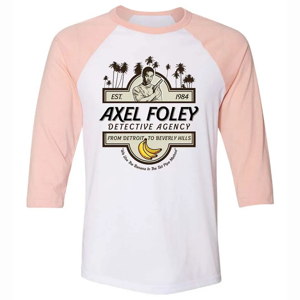Unisex 3/4 Baseball Tee - A6J48JCT - White/Heather Peach - 5