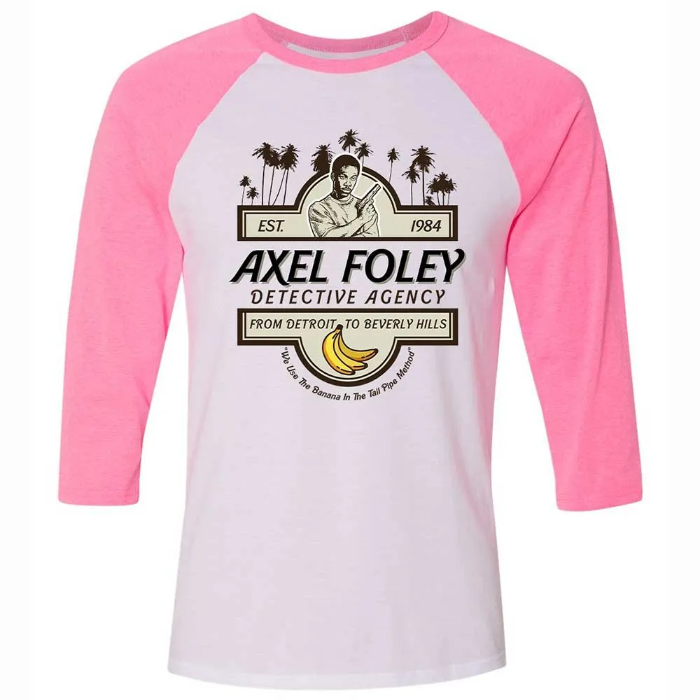 Unisex 3/4 Baseball Tee - A6J48JCT - White/Neon Pink - 12