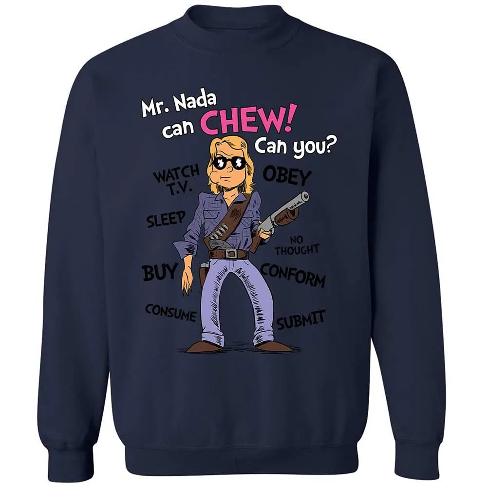 I have come here to chew bubblegum and kick ass - Navy - 15