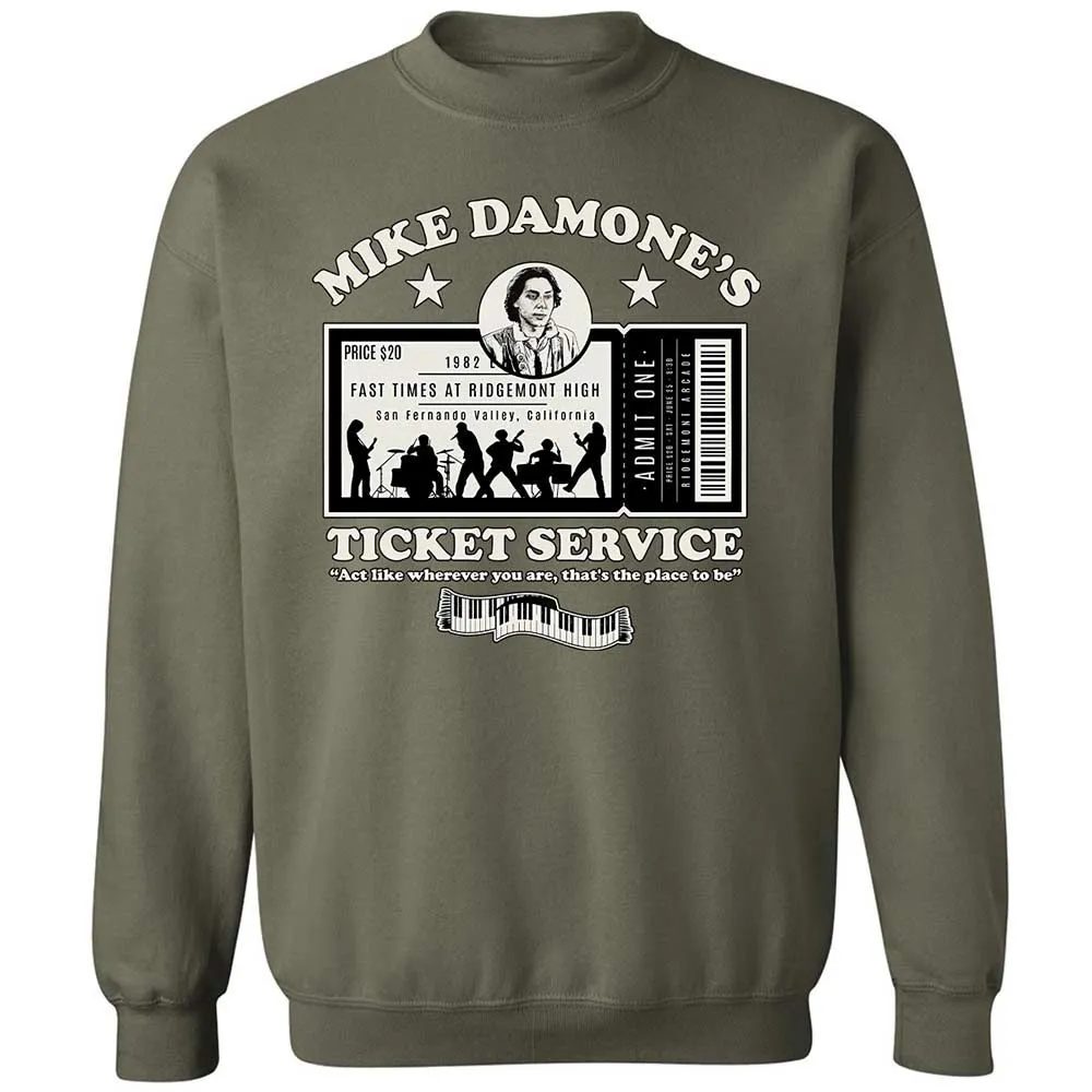 Damone's Ticket Service - Military Green - 9