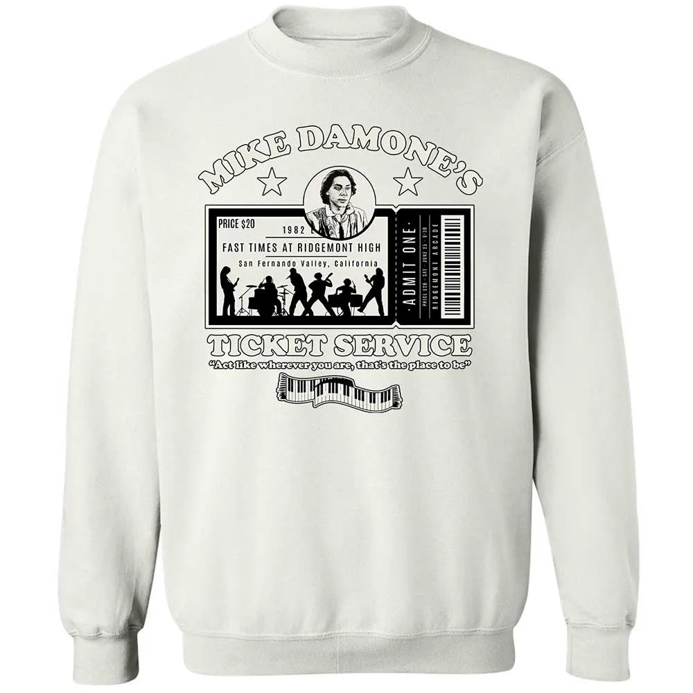 Damone's Ticket Service - White - 18